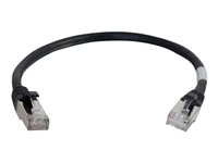 C2G Cat6a Booted Shielded (STP) Network Patch Cable - patch-kabel - 10 m - svart 89932