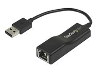 StarTech.com USB 2.0 till 10/100 Mbps Ethernet-nätverksadapterdongel - nätverksadapter - USB 2.0 - 10/100 Ethernet USB2100