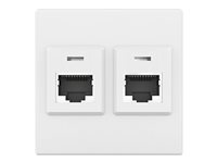 Extron Flex55 Two RJ-45 Barrels Female to Female Barrel - CAT 5e - modulär insättning 70-1148-03