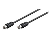 MicroConnect antennkabel - 1.5 m - svart COAX015MMB