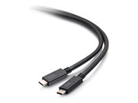 C2G 6.5ft (2m) USB-C Male to USB-C Male Cable (20V 3A) - USB 3.2 Gen 1 (5Gbps) - USB typ C-kabel - 24 pin USB-C till 24 pin USB-C - 2 m C2G28883