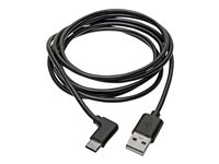 Eaton Tripp Lite Series USB-A to USB-C Cable, Right-Angle USB-C, USB 2.0, (M/M), 6 ft. (1.83 m) - USB typ C-kabel - USB typ A till 24 pin USB-C - 1.83 m U038-006-CRA