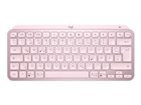 Logitech MX Keys Mini - tangentbord - QWERTZ - tysk - rosa Inmatningsenhet 920-010481