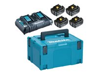 Makita LXT batteriladdare - med batteri - 4 - Li-Ion 198091-4