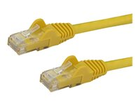 StarTech.com Cat6-patchkabel med hakfria RJ45-kontakter – 1 m, gul - patch-kabel - 1 m - gul N6PATC1MYL