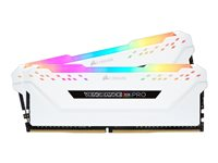 CORSAIR Vengeance RGB PRO - DDR4 - sats - 32 GB: 2 x 16 GB - DIMM 288-pin - 3200 MHz / PC4-25600 - ej buffrad CMW32GX4M2E3200C16W