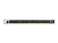 Cisco Catalyst 1000-48T-4X-L - switch - 48 portar - Administrerad - rackmonterbar C1000-48T-4X-L