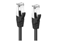 MicroConnect patch-kabel - 10 m - svart MC-SFTP6A10S