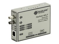 Black Box FlexPoint Modular Media Converter - fibermediekonverterare - 10Mb LAN LMC212A-MM-R3