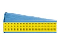 Brady Solid Numbers on Coloured Background Wire Marker Card Legend 19 - lednings/kabelmärkare (förtryckt) WM-19-YL-PK