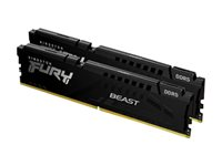 Kingston FURY Beast - DDR5 - sats - 16 GB: 2 x 8 GB - DIMM 288-pin - 5200 MHz / PC5-41600 - ej buffrad KF552C40BBK2-16