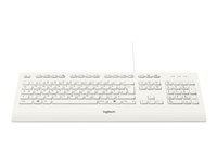 Logitech K280e - tangentbord - tysk - vit Inmatningsenhet 920-008319