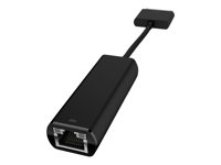 HP ElitePad Ethernet Adapter - nätverkskort - 16.9 cm - svart H3N49AA