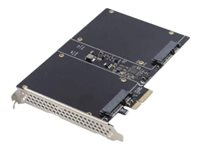 MicroConnect - kontrollerkort - M.2 Card - PCIe 2.0, SATA 6Gb/s MC-PCIE-88SE9230-2