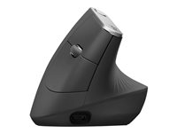 Logitech MX Vertical - vertikal mus - USB, Bluetooth, 2.4 GHz - grafit 910-005448