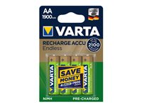 Varta Recharge Accu Endless 56676 batteri - 4 x AA-typ - NiMH 56676101404