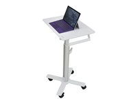 Ergotron StyleView S-Tablet Cart vagn - för surfplatta - vit, aluminium - TAA-kompatibel SV10-1800-0