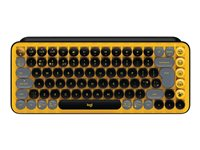 Logitech POP Keys - tangentbord - QWERTY - italiensk - blast Inmatningsenhet 920-010725