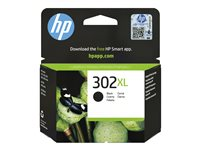 HP 302XL - Lång livslängd - svart - original - bläckpatron F6U68AE#UUS