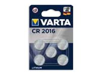 Varta Professional batteri - 5 x CR2016 - Li 06016 101 415