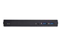 StarTech.com USB 3.0-dockningsstation för dubbla skärmar med DVI och vertikalt stativ - dockningsstation - USB - DVI - 1GbE USB3SDOCKDD