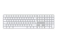 Apple Magic Keyboard with Touch ID and Numeric Keypad - tangentbord - QWERTZ - ungerska Inmatningsenhet MK2C3MG/A