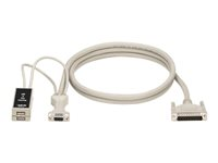 Black Box ServSwitch USB to PS/2 User Cable - tangentbords-/video-/muskabel - 0.3 m EHNUSB-0001