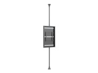 Multibrackets M Pro Series Medium monteringssats - för digital skylt - 3m length, fixed arms, single side - svart 7350105213892