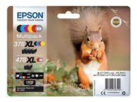 Epson 478XL Multipack - 6-pack - hög kapacitet - grå, svart, gul, cyan, magenta, röd - original - bläckpatron C13T379D4010