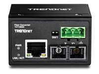 TRENDnet TI-F10S30 - fibermediekonverterare - 10Mb LAN, 100Mb LAN - TAA-kompatibel TI-F10S30