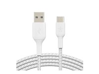 Belkin BoostCharge - USB typ C-kabel - 24 pin USB-C till USB - 2 m CAB002BT2MWH