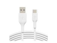 Belkin BoostCharge - USB typ C-kabel - 24 pin USB-C till USB - 15 cm CAB001BT0MWH