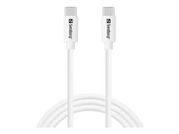 Sandberg Saver - USB typ C-kabel - 24 pin USB-C till 24 pin USB-C - 1 m 336-52