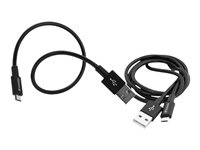 Verbatim Sync and Charge - USB-kabelsats - USB till mikro-USB typ B 48875