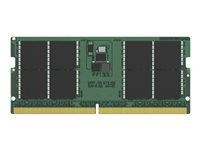 Kingston ValueRAM - DDR5 - sats - 64 GB: 2 x 32 GB - SO DIMM 262-pin - 5200 MHz / PC5-41600 - ej buffrad KVR52S42BD8K2-64