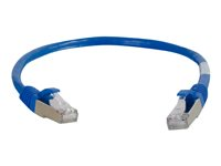 C2G Cat6a Booted Shielded (STP) Network Patch Cable - patch-kabel - 10 m - blå 89927