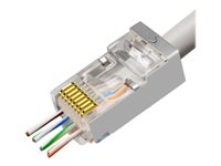 MicroConnect nätverkskontakt - silver, transparent KON506-50EZ