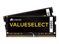 CORSAIR Value Select - DDR4 - sats - 8 GB: 2 x 4 GB - SO DIMM 260-pin - 2133 MHz / PC4-17000 - ej buffrad CMSO8GX4M2A2133C15