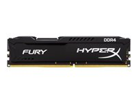 HyperX FURY - DDR4 - sats - 64 GB: 4 x 16 GB - DIMM 288-pin - 2933 MHz / PC4-23400 - ej buffrad HX429C17FBK4/64