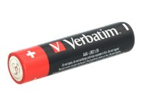 Verbatim batteri - 10 x AAA / LR03 - alkaliskt 49874