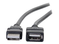 C2G 6.6ft USB Extension Cable - USB A to USB A Extension Cable - USB 2.0 - M/F - USB-förlängningskabel - USB till USB - 2 m 52107