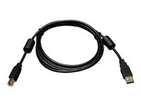 Eaton Tripp Lite Series USB 2.0 A to B Cable with Ferrite Chokes (M/M), 3 ft. (0.91 m) - USB-kabel - USB typ B till USB - 91.4 cm U023-003