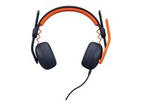 Logitech Zone Learn Wired On-Ear Headset for Learners, 3.5mm AUX - hörlurar med mikrofon - ersättning 981-001372