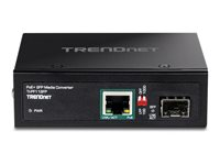 TRENDnet TI-PF11SFP - fibermediekonverterare - 10Mb LAN, 100Mb LAN, 1GbE - TAA-kompatibel TI-PF11SFP