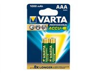 Varta Professional batteri - 2 x AAA - NiMH 05703 301 402