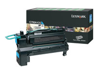 Lexmark - cyan - original - tonerkassett - LCCP, LRP C792A1CG