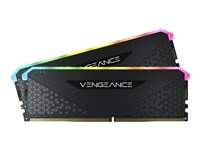 CORSAIR Vengeance RGB RS - DDR4 - sats - 64 GB: 2 x 32 GB - DIMM 288-pin - 3600 MHz / PC4-28800 - ej buffrad CMG64GX4M2D3600C18