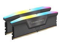 CORSAIR Vengeance RGB - DDR5 - sats - 64 GB: 2 x 32 GB - DIMM 288-pin - 5600 MHz / PC5-44800 - ej buffrad CMH64GX5M2B5600Z36K