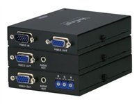 ATEN VanCryst VE170 Cat 5 Audio/Video Extender Transmitter and Receiver Units - förlängd räckvidd för audio/video VE170-AT-G