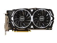 MSI GTX 1060 ARMOR 6G OCV1 - grafikkort - GF GTX 1060 - 6 GB - svart, vit GTX 1060 ARMOR 6G OCV1